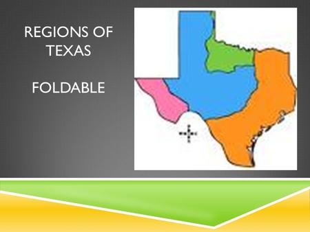 Regions of Texas Foldable