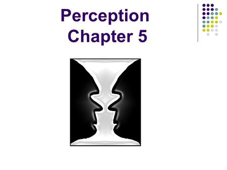 Perception Chapter 5.