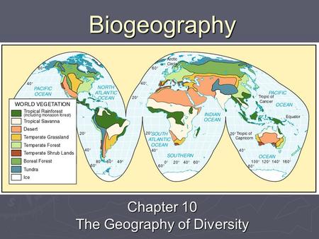 Chapter 10 The Geography of Diversity