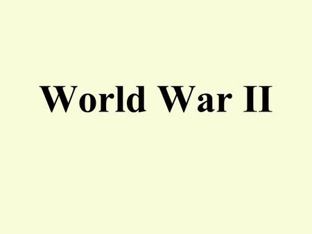 World War II. 6. How did the war in Europe end and what were the peace conditions?