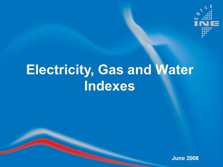 Electricity, Gas and Water Indexes June 2008. 2 Electricity Statistics A survey on generation and distribution of electricity is carried out since 1990.