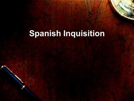Spanish Inquisition Ferdinand and Isabella United in marriage as a way to unify Spain and expand their power and control. Strong Christians and wanted.