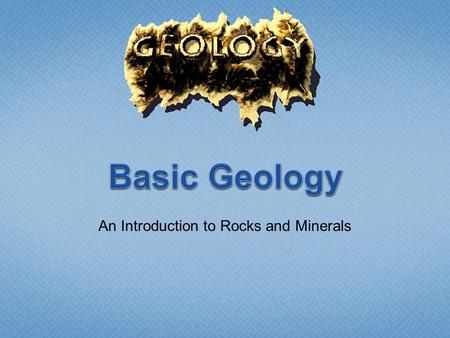 An Introduction to Rocks and Minerals.  Rocks and minerals are often referred to as the same thing. In fact, they are not the same.  A mineral is a.