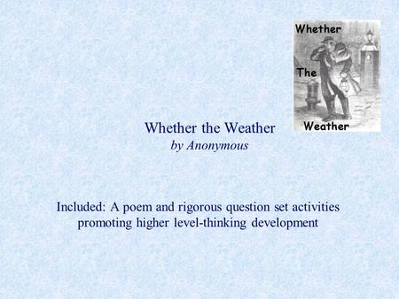Whether the Weather by Anonymous