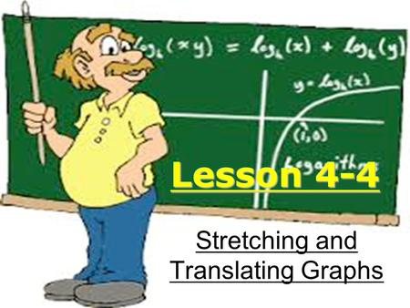 Lesson 4-4 Stretching and Translating Graphs. Various functions ‘repeat’ a set of values.