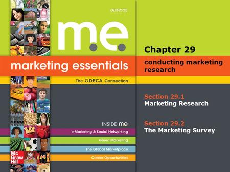 Section 29.1 Marketing Research Chapter 29 conducting marketing research Section 29.2 The Marketing Survey.