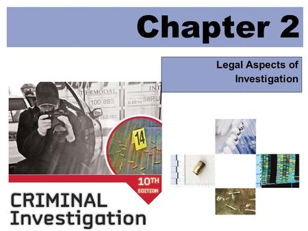 Chapter 2 Legal Aspects of Investigation © 2009 McGraw-Hill Higher Education. All rights reserved. LEARNING OBJECTIVES Explain the historical evolution.