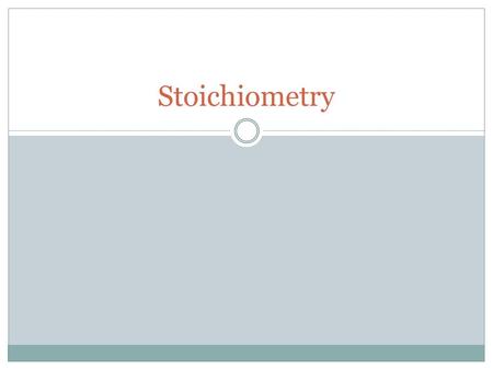 Stoichiometry. The study of chemical changes is at the heart of chemistry. Stoichiometry is the area of study that examines the quantities of substances.