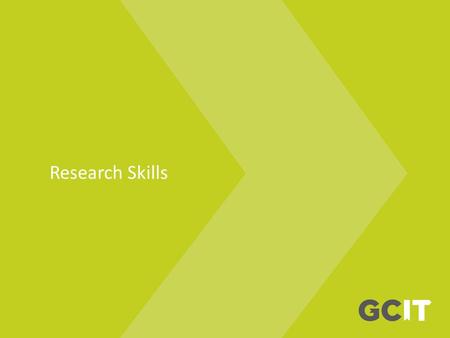 Research Skills. Overview of this Session  Introduction to defining your research topic  Look at sources of information  Library collection  Online.