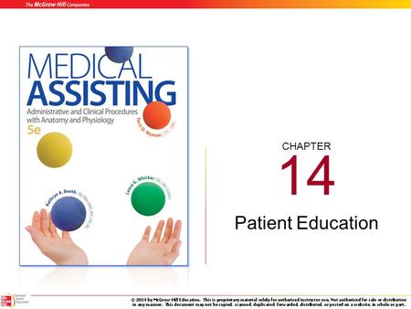 14 Patient Education.