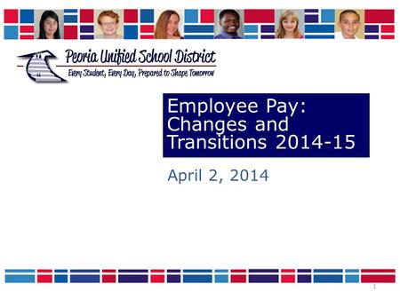 1 Employee Pay: Changes and Transitions 2014-15 April 2, 2014.