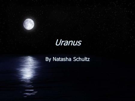 Uranus By Natasha Schultz. The Atmosphere FUranus’s atmosphere has a turquoise appearance FMade up of 82.5% molecular hydrogen F15.2% Helium F2.3% Methane.