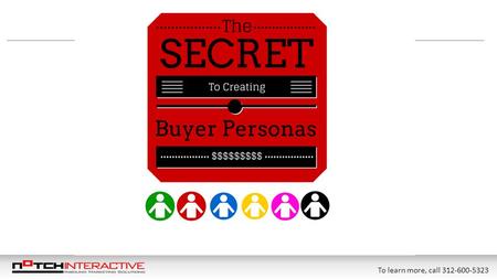To learn more, call 312-600-5323. Table of Contents What Are Buyer Personas?...……………………………………………………………. Slide 3 What Are Negative Personas? ………………………………………......................…..