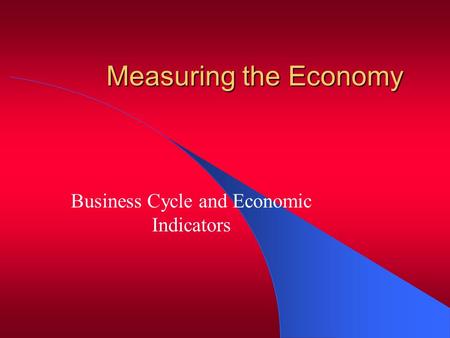 Business Cycle and Economic Indicators