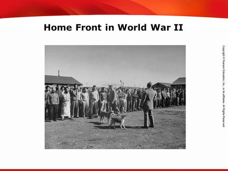 TEKS 8C: Calculate percent composition and empirical and molecular formulas. Home Front in World War II.