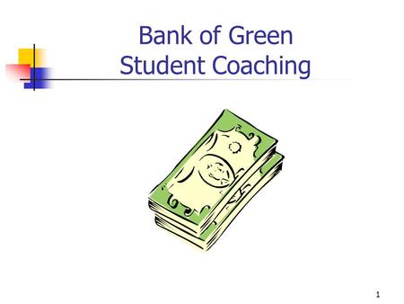 1 Bank of Green Student Coaching. 2 What is the Case About? Review Federal Reserve Stabilization Policy Play with Some Economic Numbers Apply Statistical.
