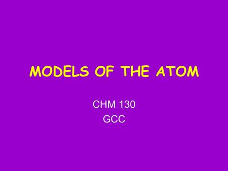 MODELS OF THE ATOM CHM 130 GCC. Review - Rounding Round 399 Hopefully you said 400 not 4. What is wrong with 4??? The zeroes ARE important, they are place.