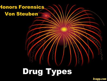Drug Types Honors Forensics Von Steuben bsapp.com.