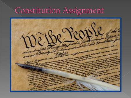 What it is: The US constitution was created to establish the principles that the citizens of the US wanted to be established in the government It lays.