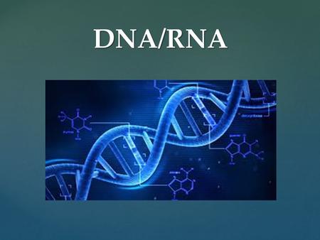DNA/RNA. DNA is a nucleic acid which is made up of smaller repeating units called nucleotides Nucleotides are made up of 3 parts: 1. Phosphate 2. Sugar.