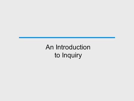 An Introduction to Inquiry. Chapter Outline  Looking for Reality  The Foundations of Social Science  Some Dialectics of Social Research  The Ethics.