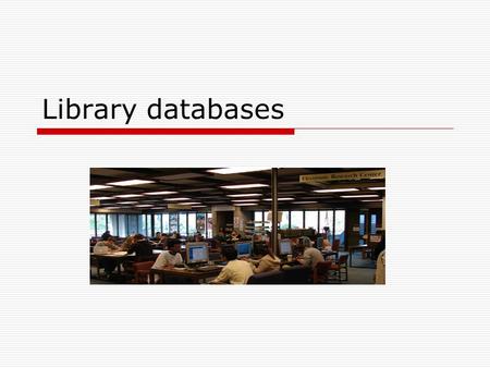 Library databases. database NOUN:also data base Computer Science A collection of data arranged for ease and speed of search and retrieval. Also called.