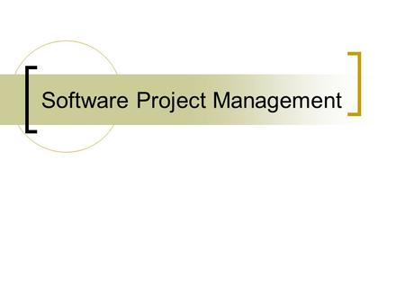 Software Project Management. Contents Project Management  Metrics for Process and Projects  Estimation  Project Scheduling  Risk Management  Quality.