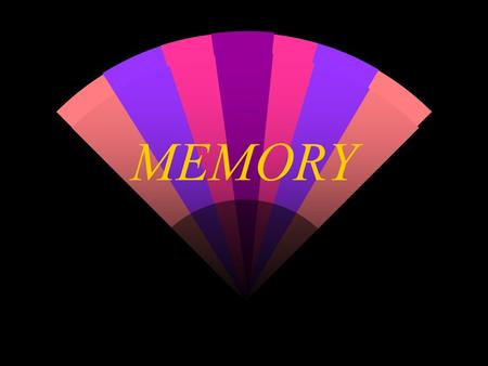 MEMORY. What do we know about memory? w The “7 +/- 2” Rule Memory works best on sets of 5-9 items w Certain strategies can improve memory ‘Chunking’ things.