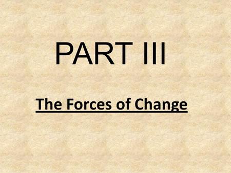 PART III The Forces of Change. The “Double V Campaign” Your Task: Read one of the following, and answer the related questions Primary Source: The Pittsburgh.