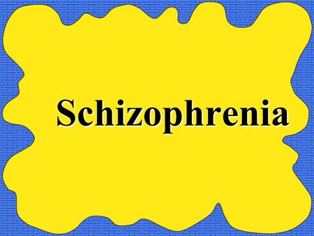 Schizophrenia. Schizophrenia The MOST serious of all psychological disorders. Loss of contact with reality Can make it impossible for a person to function.