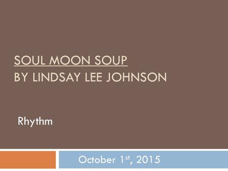 Soul Moon Soup by Lindsay Lee Johnson