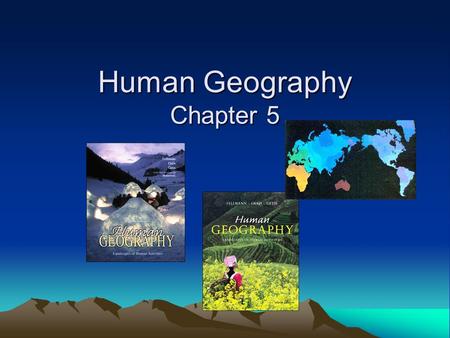 Human Geography Chapter 5. I. Population Geography Demography?