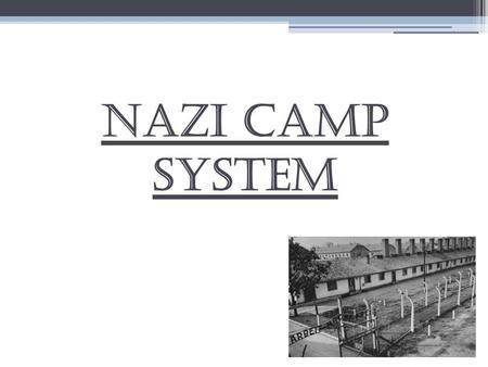 Nazi Camp System. Prisoners of the Camp Prisoners were required to wear color-coded triangles on their jackets and letters so that the guards of the camps.
