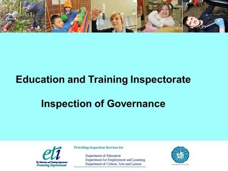 Education and Training Inspectorate Inspection of Governance.