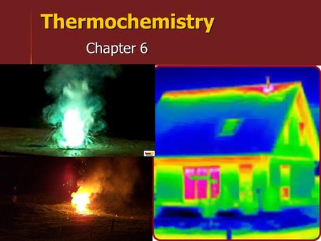 Thermochemistry Chapter 6. The Nature of Energy Energy is the capacity to do work or produce heat. Energy is the capacity to do work or produce heat.