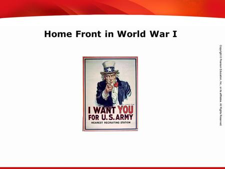 TEKS 8C: Calculate percent composition and empirical and molecular formulas. Home Front in World War I.