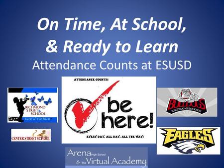 Attendance Counts at ESUSD