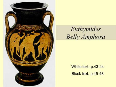 Euthymides Belly Amphora