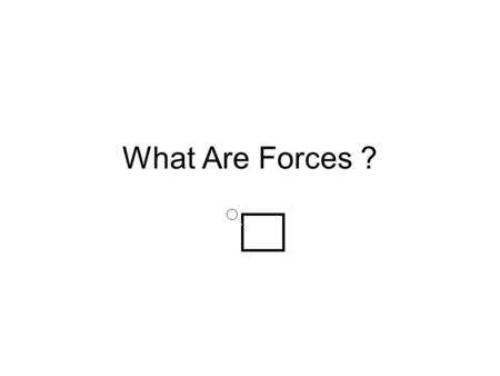 What Are Forces ?. 1.What is a force? 2.How do we measure forces? 3.What are some common examples of forces Questions