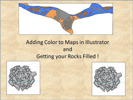 Adding Color to Maps in Illustrator and Getting your Rocks Filled !
