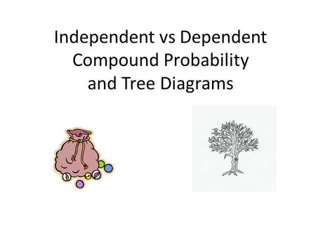 Independent vs Dependent Compound Probability and Tree Diagrams.