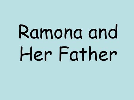 Ramona and Her Father. anxious anx-ious adjective Anxious means worried or nervous about something. Synonym- The woman was anxious because she was running.