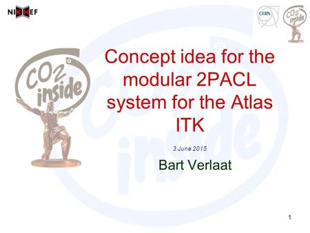 Concept idea for the modular 2PACL system for the Atlas ITK 3 June 2015 Bart Verlaat 1.
