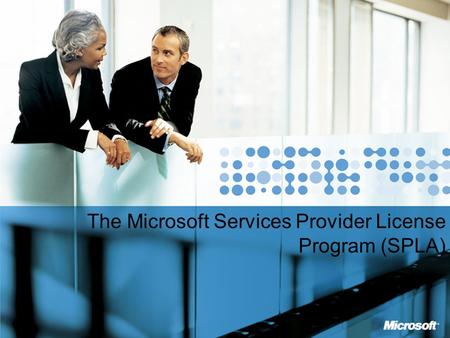 The Microsoft Services Provider License Program (SPLA)