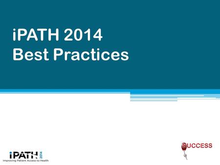 IPATH 2014 Best Practices. Required steps for Attending Providers It is important that medication history is updated before Admission Medication Reconciliation.