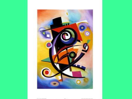 Kandinsky was born on December 16 th 1866 in Russia. Music helped him create his paintings. He especially loved opera. He produced some very famous abstract.