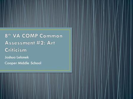 Joshua Lelonek Cooper Middle School. After Kandinsky, Shania W., paint, 2013.