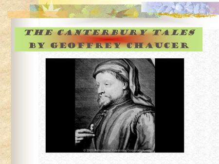 The Canterbury Tales by Geoffrey Chaucer. The Tabard at Southwark.