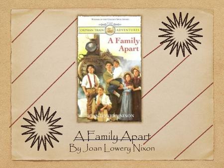 A Family Apart By Joan Lowery Nixon