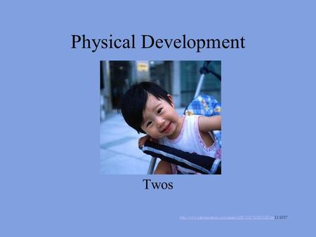 Physical Development Twos  11/13/07.